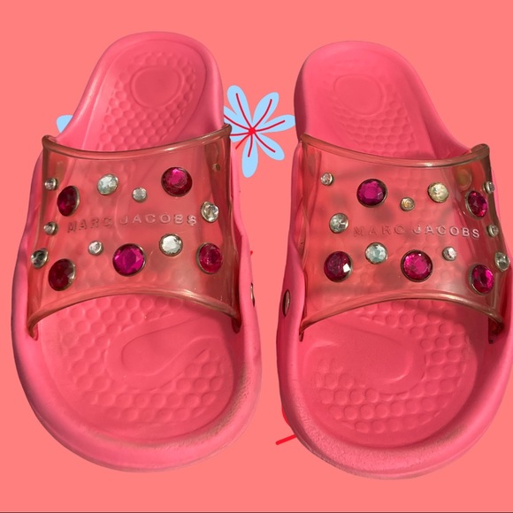 Marc Jacobs Pink Diamond Slides Size 9 - Picture 7 of 7